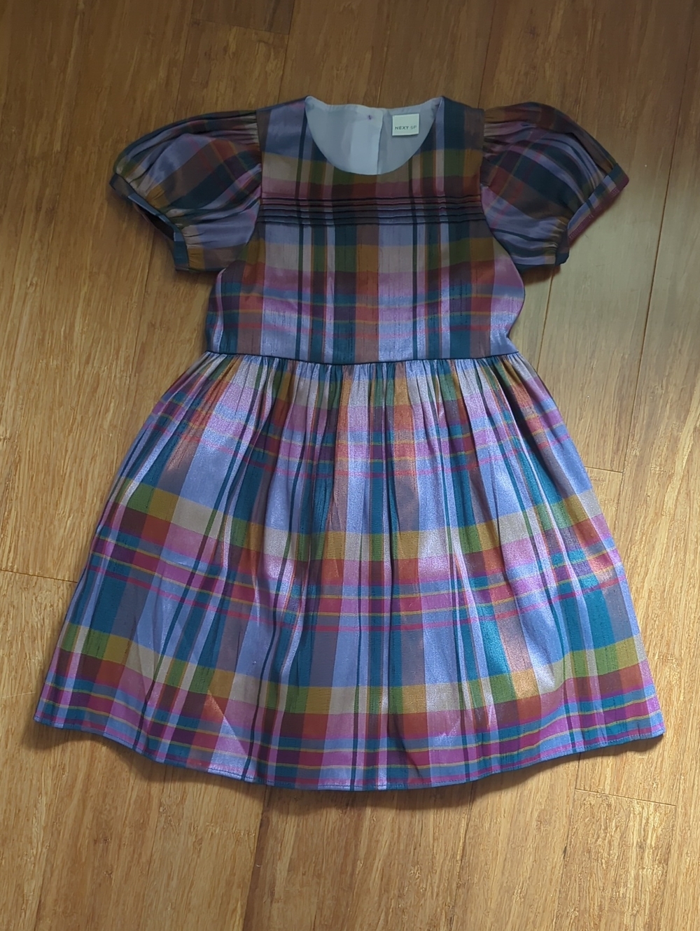 NEXT Light Lavender Satin Dress Tag - Size 5-6 yrs
